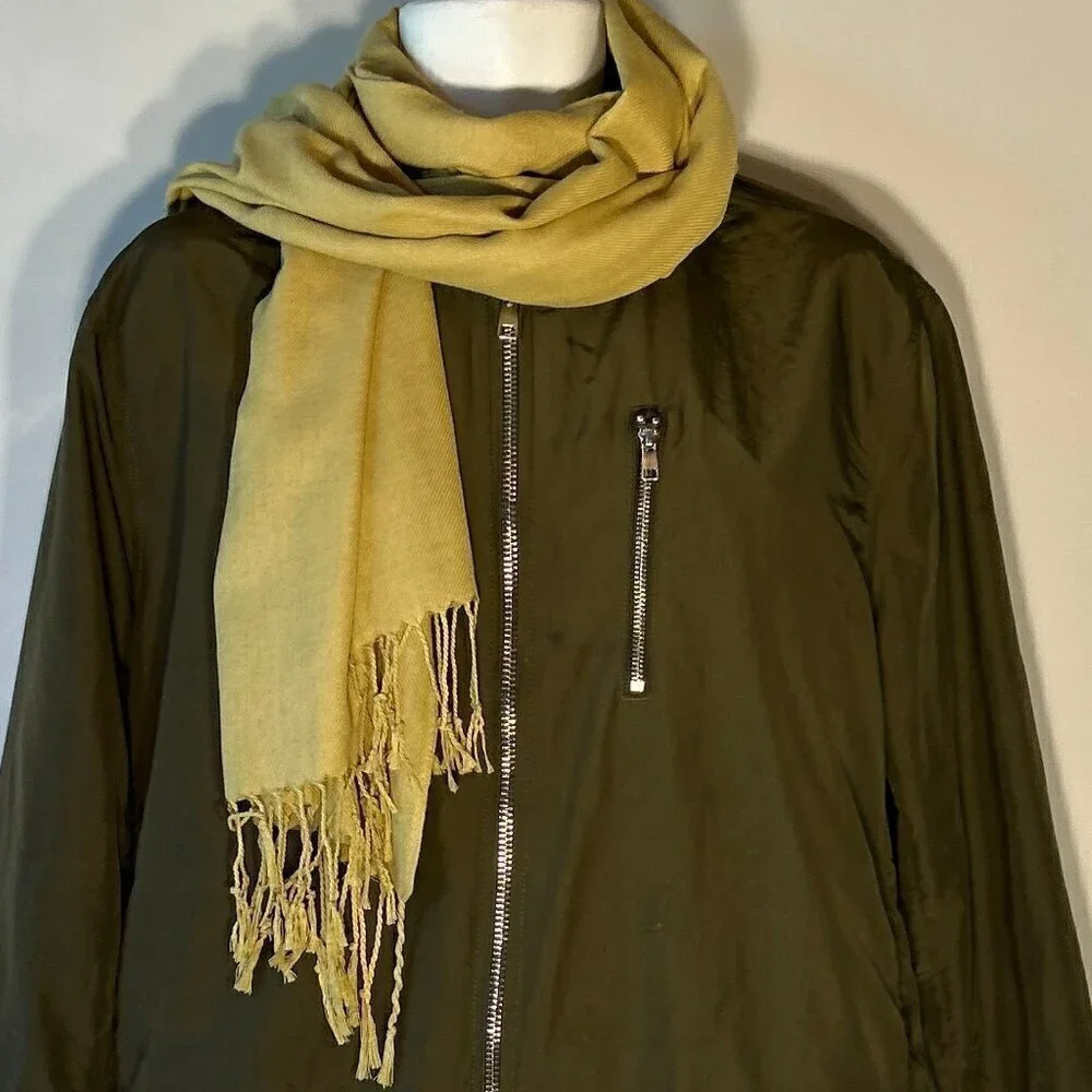Muted Yellow Scarf or wrap 75